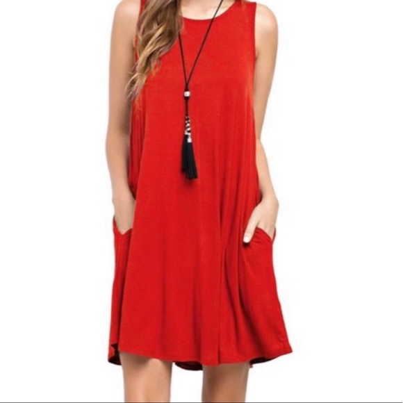 CLASSIC SLEEVELESS SHIFT W/ POCKETS S - Picture 2 of 4